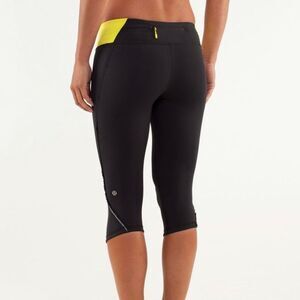 Lululemon Run Fast & Free Crop Size 8